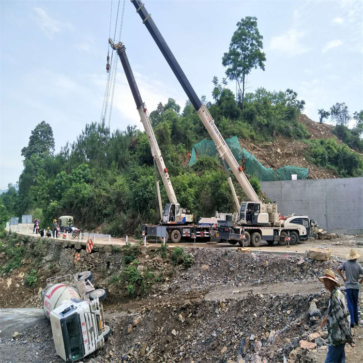 鄂州鄂州24小时应急道路救援吊装吊装现场实拍